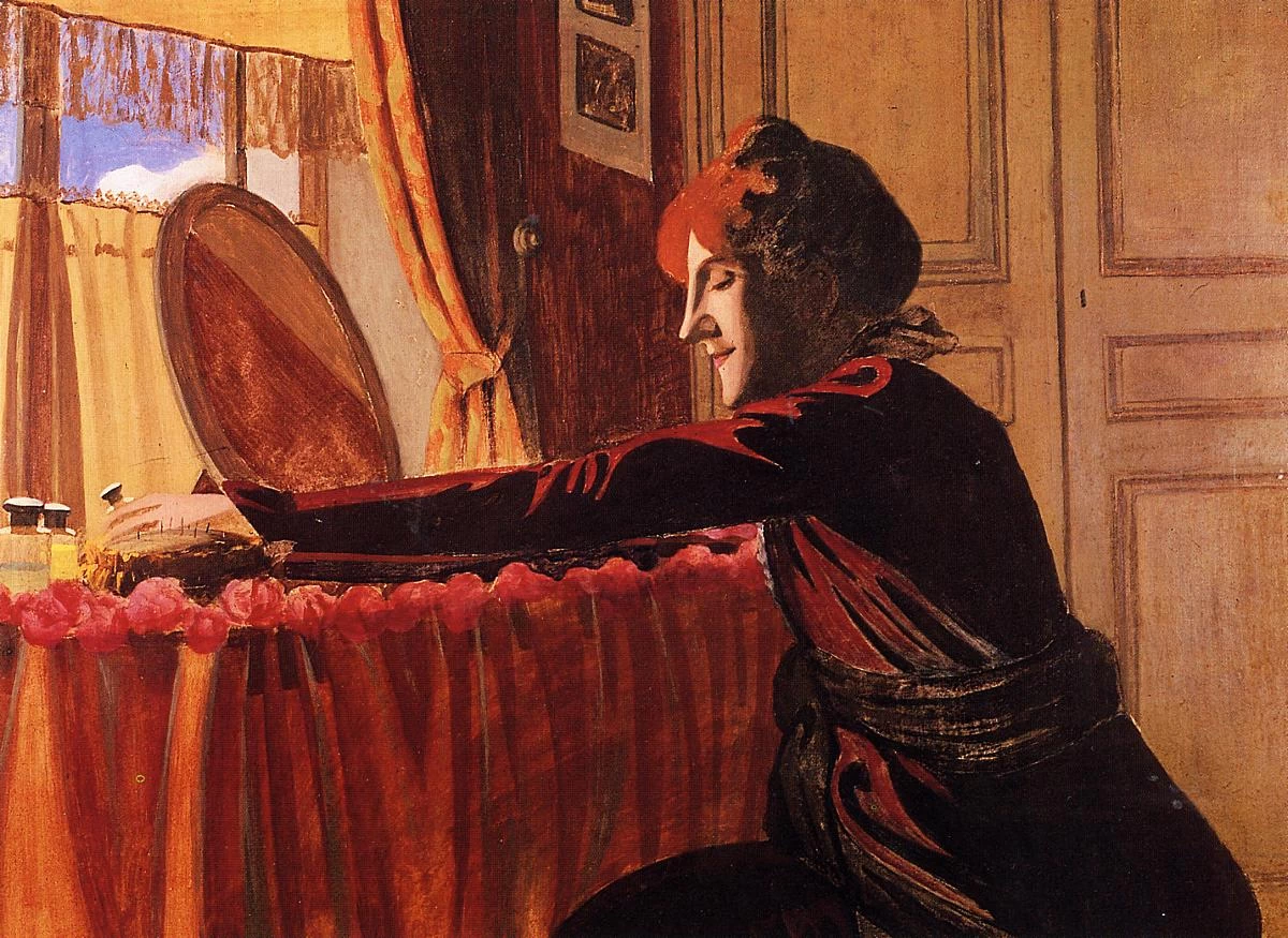 Félix Vallotton - 302, Madame Felix Vallotton alla sua toeletta